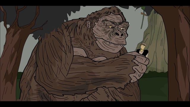 KING KONG VS SKULLCRAWLER 1933 COLOR REMAKE KAIJU MOMENTS смотреть онлайн