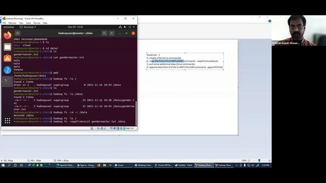 Running MapReduce Program in 2 node Hadoop cluster смотреть онлайн