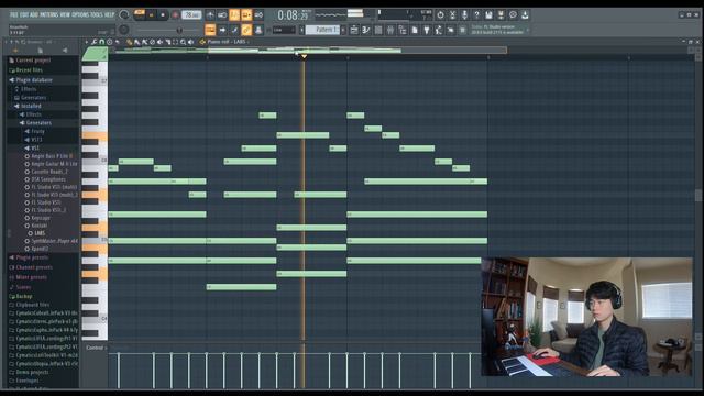 Making a Lofi Piano Melody in 5 Minutes (Making a Lofi Beat from Scratch FL Studio) смотреть онлайн