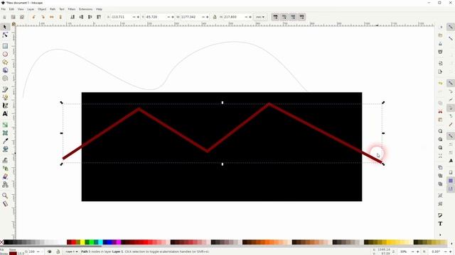 How to Color Areas Below a Path in Inkscape смотреть онлайн
