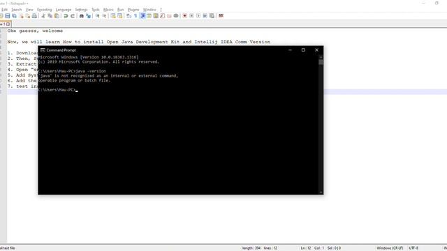 How to Install Open JDK, Setting Path in Windows, and Install IntelliJ IDEA Community Version смотреть онлайн