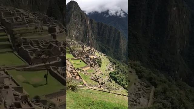 Древний город Machu Picchu. Мачу Пичу. С высоты птичьего полёта смотреть онлайн