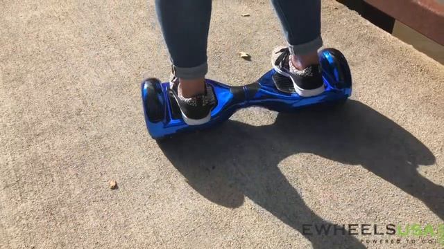 eWheelsUSA- 6.5" Chrome Blue LED Flash Wheels 2018 ??? смотреть онлайн
