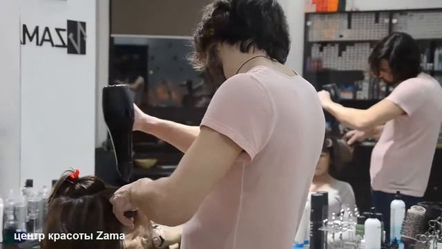 Сложное окрашивание на каре - процесс колористики смотреть онлайн