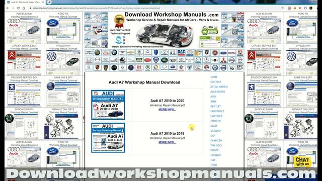 Audi A7 Workshop Manual ? Audi A7 2010 - 2020 Repair Manual