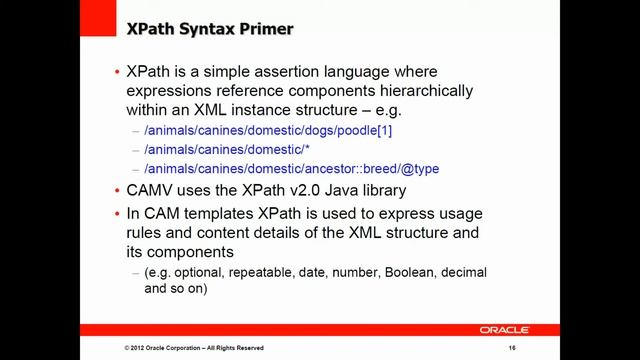 CAMV XML Rules Validation Engine Tutorial and Test Suite Development смотреть онлайн