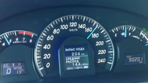 Разгон 0-200 км/ч Тойота Камри 3.5