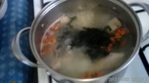 Суп по старинному рецепту,из крапивы и сныти.