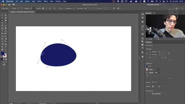 Как работает инструмент Pen Tool (Перо) в иллюстраторе | Урок Adobe Illustrator смотреть онлайн