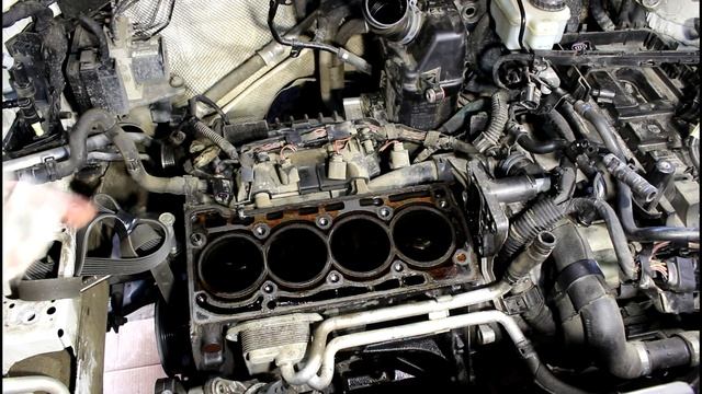 Ремонт двигателя 4 часть на Volkswagen Scirocco 1,4 Фольксваген Сирокко 2012 г смотреть онлайн