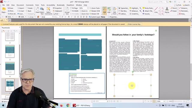 Remove background & enhance text of pdf - using Free pdf-xchange editor смотреть онлайн