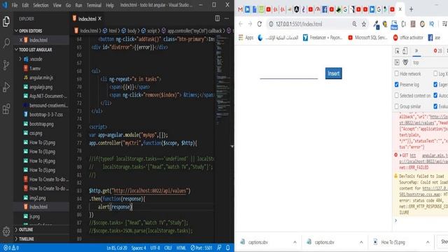 How To Create To do List Using AngularJS . Part 3 (Back End save/restore using web API) смотреть онлайн