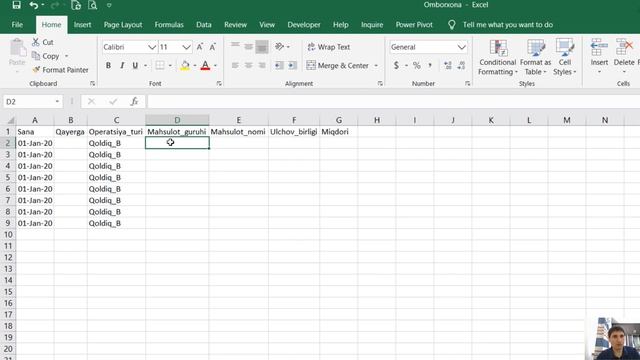 Excel darsi: Bir guruhdagilarni ajratish ( INDIRECT va Data Validation) | 1. Omborxona hisoboti смотреть онлайн