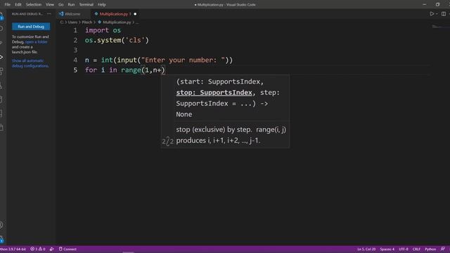 How to Create Multiplication Tables in Python смотреть онлайн