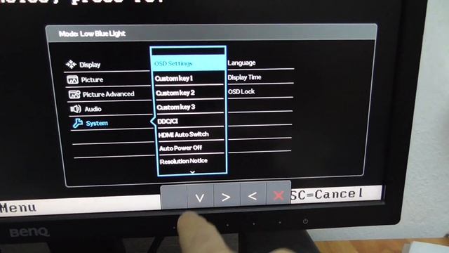 How to reset monitor to Factory Defaults (BenQ GW2270) смотреть онлайн