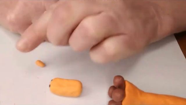 Поделка из пластилина. Животные Африки. Жирафик смотреть онлайн