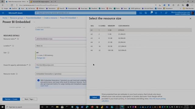 15 minute to deploy Power BI Embedded Capacity in Azure смотреть онлайн