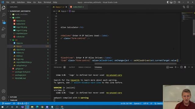 React Tutorial - How to do basic arithmetic with React Hooks смотреть онлайн