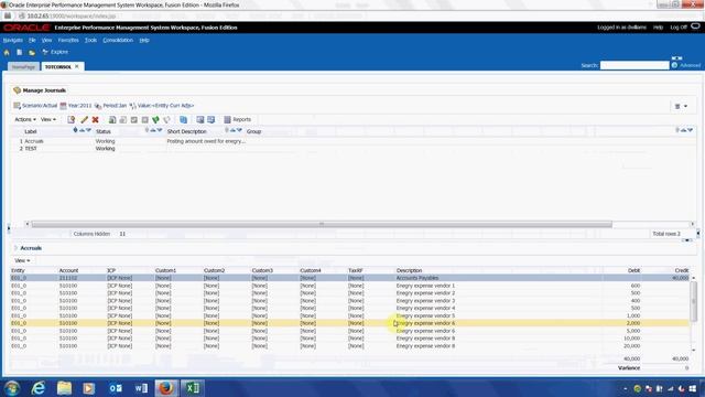 Oracle HFM Journal functionality in Smart View 11.1.2.5.500 смотреть онлайн