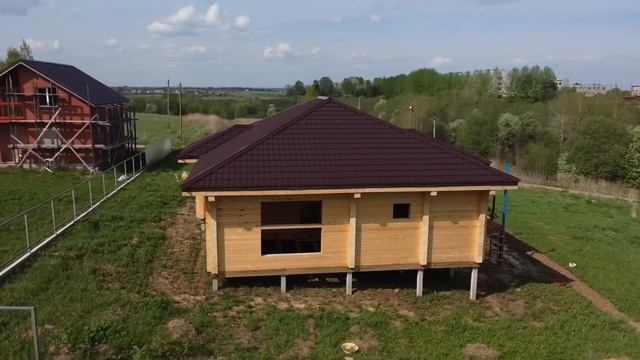 Дом 110 метров. Брус камерной сушки. смотреть онлайн