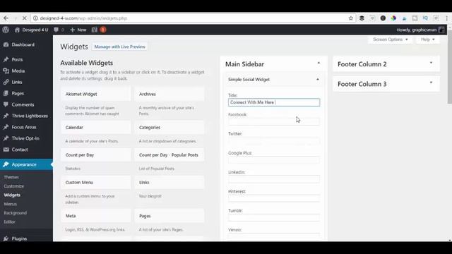 How To Add Social Icons To Your Wordpress Sidebar смотреть онлайн