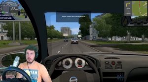 ПОЛИЦЕЙСКИЙ ПАТРУЛЬ в CITY CAR DRIVING + РУЛЬ