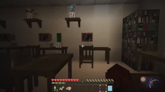 ХОРРОР карта в minecraft CUSTOM NPCs: Secret School 66 №1!