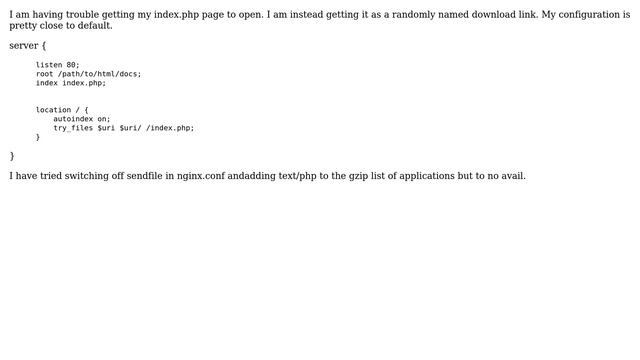 DevOps & SysAdmins: nginx web server index.php download смотреть онлайн