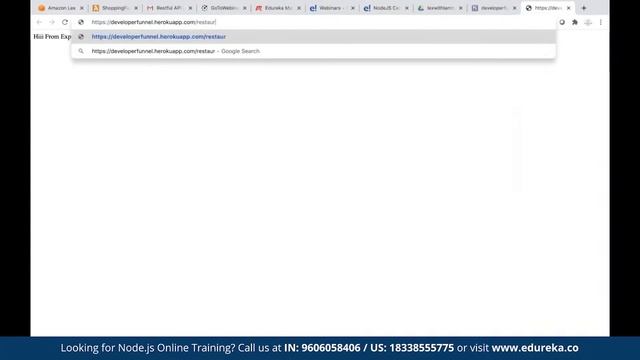 Build CRUD REST API using Node.js | Node.js Training | Edureka | Web Dev Rewind - 7 смотреть онлайн