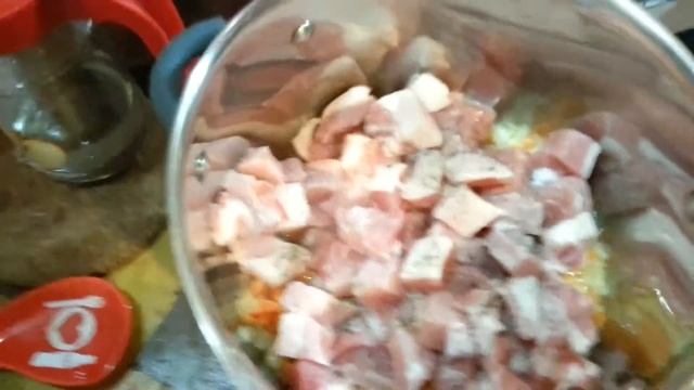 Плов из свинины. Как приготовить плов из свинины. Мой рецепт №18 смотреть онлайн