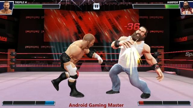 WWE Mayhem Triple H vs Harper | WWE Mayhem #42 Android IOS GamePlay Walkthrough & Game Video HD смотреть онлайн