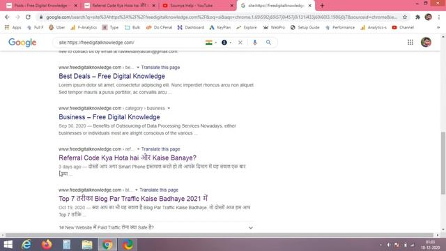 Instant indexing On Google your Article & Post Live Proof के साथ यह करके देखो एक बार ! смотреть онлайн