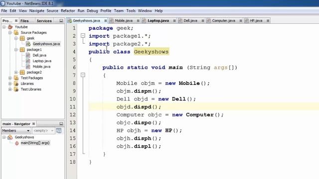 161. Example of Package in Java Programming (Hindi) смотреть онлайн
