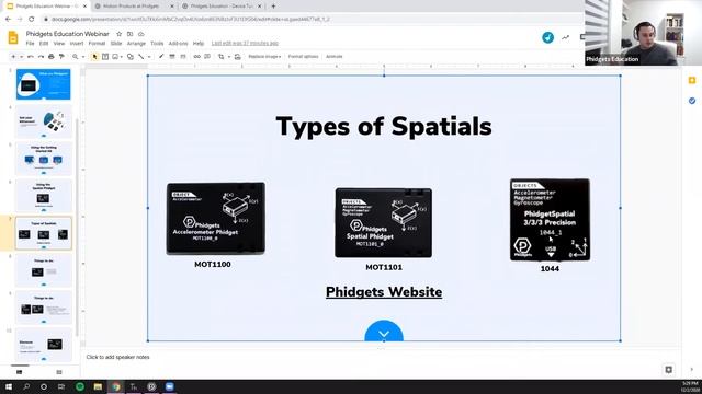 Webinar - Sensor Showcase = Spatial/Accelerometer Phidget смотреть онлайн