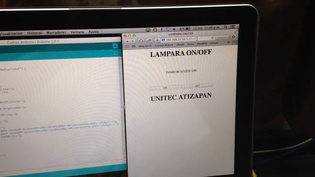 Arduino Control de Led por medio de Ethernet Shield y Pagina WEB смотреть онлайн