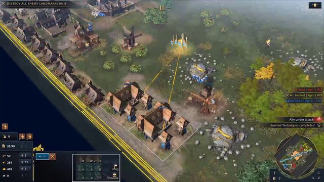 Age of Empires 4 Exploding Sheep Gameplay 💥🐑🐑💥 | The Gulch Map | Hardest AI Mode | New Major UPDATE смотреть онлайн