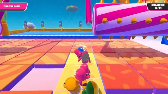 My first gameplay of fall guys смотреть онлайн