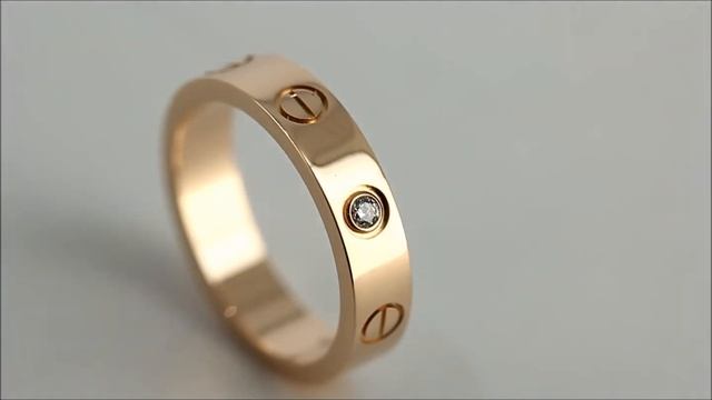 Обручальные кольца в стиле Cartier Love смотреть онлайн