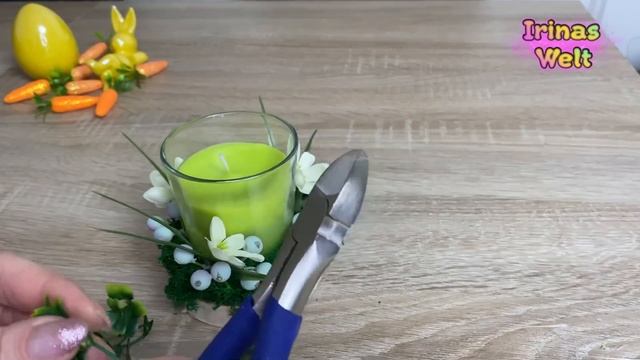 Свеча на спиле /Весенний декор /Пасхальное декорирование свечи смотреть онлайн