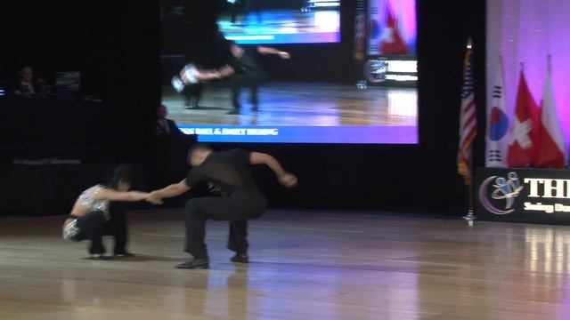 Glenn Ball and Emily Huang West Coast Swing US Open Showcase смотреть онлайн