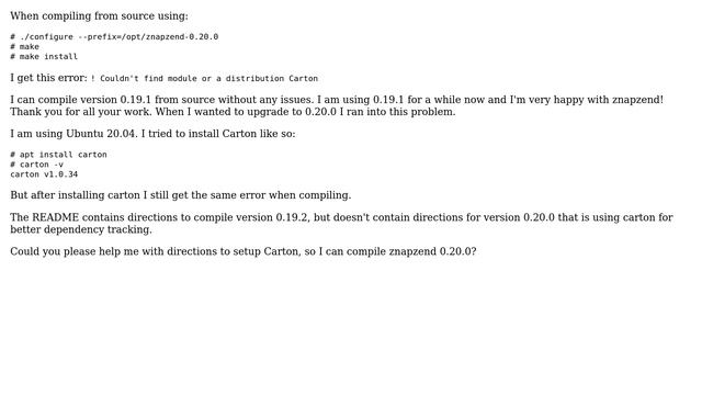 DevOps & SysAdmins: How to setup Carton, to compile znapzend 0.20.0? смотреть онлайн