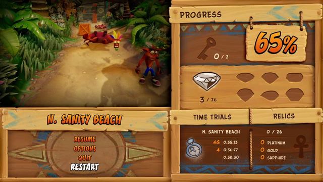 Crash Bandicoot N. Sane Trilogy ( часть 1 ) # 6 финал смотреть онлайн