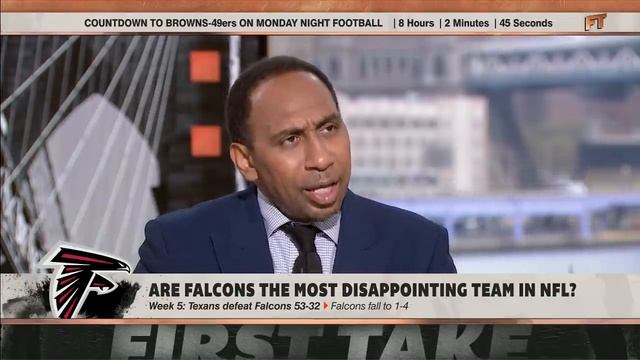 The Falcons never recovered from collapsing in the Super Bowl - Stephen A. | First Take смотреть онлайн