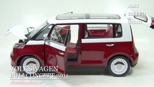 32-VOLKSWAGEN VW BULI CONCEPT 2011-NOREV-1/18-review-view-diecast