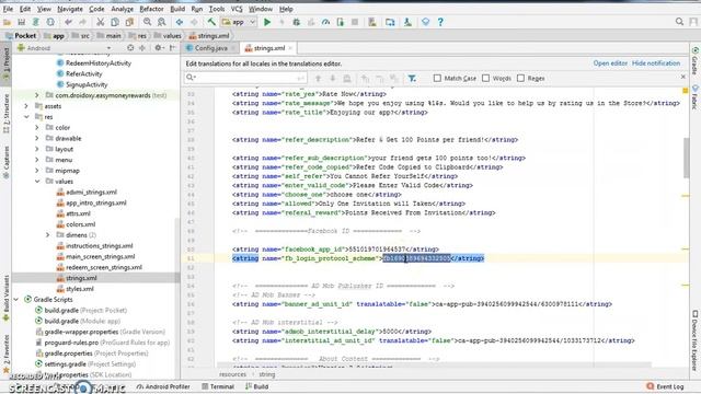 Facebook Login Configuration for POCKET - Android Rewards App смотреть онлайн