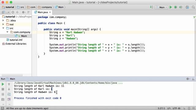 Java Tutorial for Beginners - Learn Java - #44 - length() Method смотреть онлайн