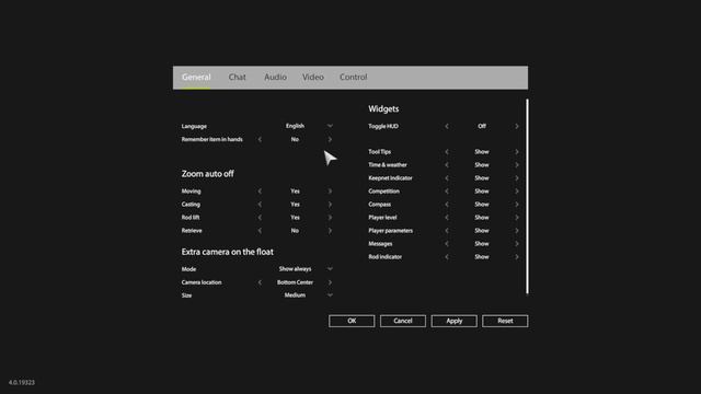 Russian Fishing 4 Main Menu/Control Panel смотреть онлайн