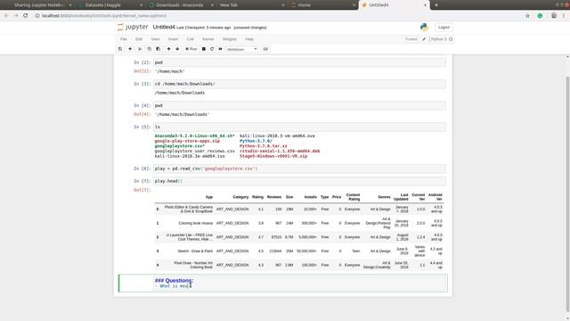 Python Pandas Jupyter Notebook :Getting data and having a look смотреть онлайн