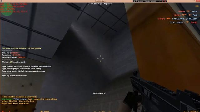Counter Strike v 1.6 Classic Version (1999) Gameplay 1080p ASUS G750JW NVIDIA GTX 765m смотреть онлайн