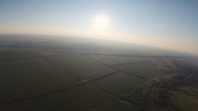 Красивый Полёт на Воздушном ШАРЕ. Аэростат в небе. смотреть онлайн